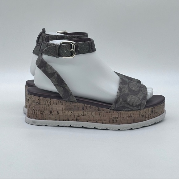 Coach Platform Sandals. Size 8. - Picture 1 of 12